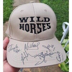 Wild Horses Signed Autographed Cap Trucker Hat Snap Back See Description